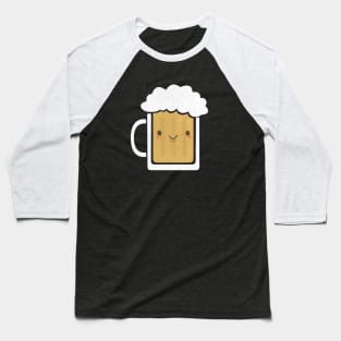 Kawaii Beer Mug T-Shirt Baseball T-Shirt